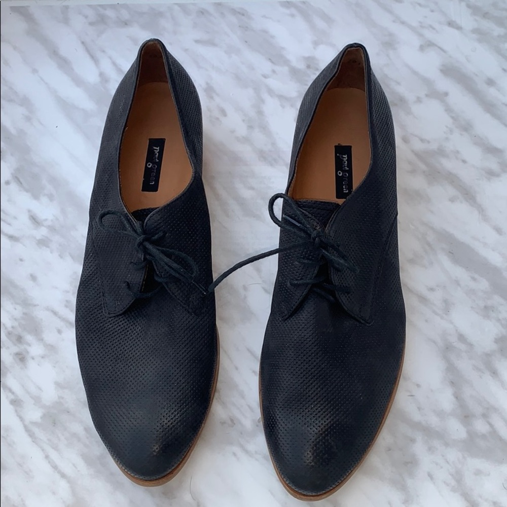 Paul Green Men’s Leather Lace Up Dress Shoe sz 7.5